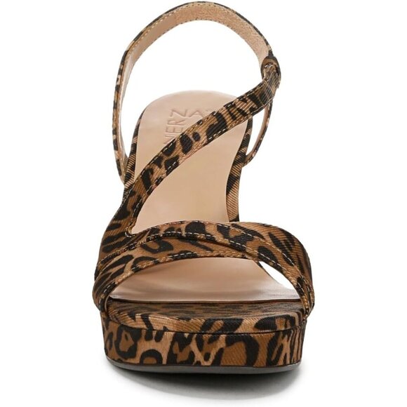 Naturalizer Women Cheetah Print Polyurethane Rounded Open Toes Platform Shoes - Picture 5 of 10